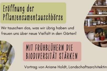 Frühblüher Pflanzensamentauschbörse Heisingen blüht
