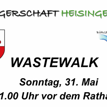 Wastewalk am 31. Mai